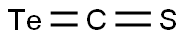 Carbon sulfide telluride. Structure