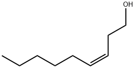 cis-3-ノネン-1-オール 化学構造式