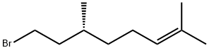 (R)-(-)-溴化香茅酯, 10340-84-8, 结构式