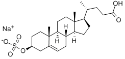 3B-HYDROXYCHOL-5-EN-24-OIC ACID*3-SULFAT E SODIUM Structure