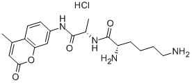 H-LYS-ALA-AMC HCL Structure