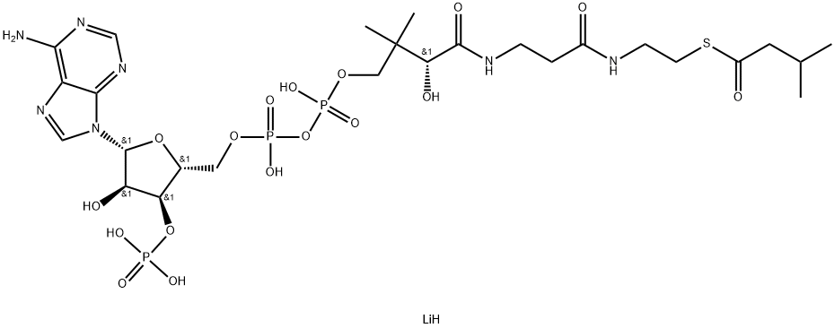 ISOVALERYL COENZYME A LITHIUM SALT (C5:0) Structure