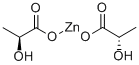 Zinc L-lactate Struktur