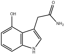 5-羟基吲哚-3-乙酰胺 结构式