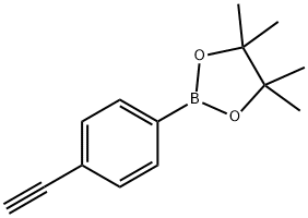 4-エチニルベンゼンボロン酸ピナコールエステル 化学構造式