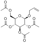 ALLYL-TETRA-O-ACETYL-BETA-D- Struktur