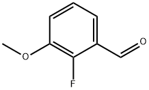 2-フルオロ-3-メトキシベンズアルデヒド 化学構造式