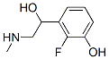 2-Fluoro-3-[1-hydroxy-2-(methylamino)ethyl]phenol Structure
