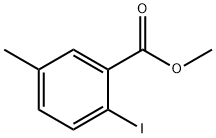2-ヨード-5-メチル安息香酸メチル 化学構造式