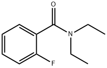 N,N-ジエチル-2-フルオロベンズアミド 化学構造式