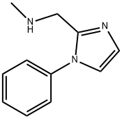 N-Methyl-[(1-phenyl-1H-imidazol-2-yl)methyl]amine , 97% 结构式