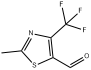 2-甲基-4-（三氟甲基）-1,3-噻唑-5-甲醛, 1034566-13-6, 结构式