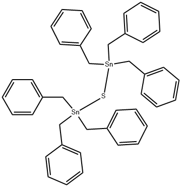 Thiobis(tribenzylstannane) Struktur