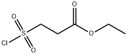 3-(クロロスルホニル)プロパン酸エチル 化学構造式