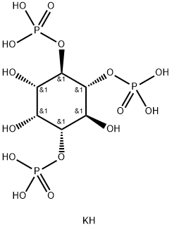 D-MYO-イノシトール1,4,5-トリス-­ホス­ファート 三ナトリウム塩 化学構造式