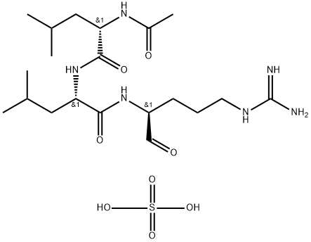 ロイペプチンヘミ硫酸塩 化学構造式