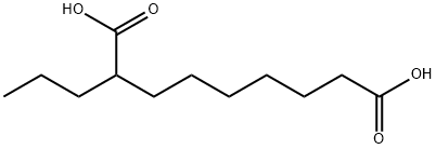 Nonanedioic acid, 2-propyl- Structure