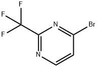 4-溴- 2 -(三氟甲基)嘧啶,1034827-56-9,结构式