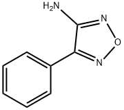 4-苯基-1,2,5-噁二唑-3-胺 结构式