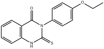 3-(4-乙氧基苯基)-2-硫烷基-3,4-二氢喹唑啉-4-酮 结构式
