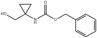 benzyl 1-(hydroxymethyl)cyclopropylcarbamate Struktur