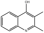 2,3-ジメチルキノリン-4-オール 化学構造式