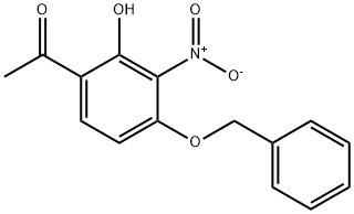 1-(4-(benzyloxy)-2-hydroxy-3-nitrophenyl)ethanone Struktur