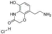 8-(2-aMinoethyl)-5-hydroxy-2H-benzo[b][1,4]oxazin-3(4H)-one hydrochloride Struktur