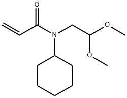 N-环己基-N-(2,2-二甲氧基乙基)丙烯酰胺,1035229-41-4,结构式