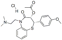 103532-27-0 (2R-反式)-3-(乙酰氧基)-5-[2-(二甲基氨基)乙基]-2,3-二氢-2-(4-甲氧基苯基)-1,5-苯并硫氮杂卓-4(5H)-酮单盐酸盐