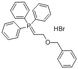 (2-BENZYLOXYETHYL)TRIPHENYLPHOSPHONIUM BROMIDE Structure