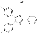 2,3,5-TRIS(P-TOLYL)TETRAZOLIUM CHLORIDE Structure