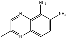 5,6-Quinoxalinediamine,  2-methyl- 化学構造式