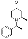 (R)-2-methyl-1-((s)-1-phenylethyl)piperidin-4-one Structure