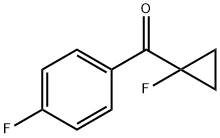 Methanone, (1-fluorocyclopropyl)(4-fluorophenyl)- (9CI) 化学構造式
