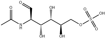 [(2R,3S,4R,5R)-5-acetamido-2,3,4-trihydroxy-6-oxohexyl] hydrogen sulfate Structure