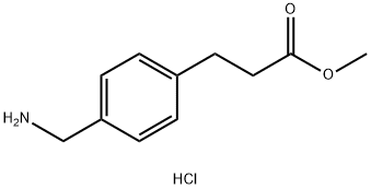 4-氨甲基-苯丙酸甲酯(HCL), 103565-40-8, 结构式