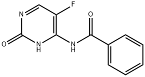 N4-Benzoyl-5-fluorocytosine Structure