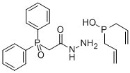 (Diphenylphosphinyl)acetic acid hydrazide mono(di-2-propenylphosphinat e) 结构式