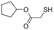 Acetic acid, mercapto-, cyclopentyl ester (9CI) Struktur