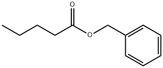 ペンタン酸フェニルメチル 化学構造式