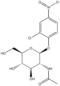 2-chloro-4-nitrophenyl-N-acetylglucosaminide|2-氯-4-硝基苯基 2-(乙酰氨基)-2-脱氧-BETA-吡喃葡萄糖苷