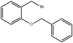 2-BENZYLOXYBENZYLBROMIDE Struktur