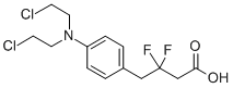 beta,beta-Difluorochlorambucil Struktur