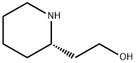 (S)-2-ピペリジンエタノール 化学構造式