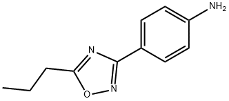 4-(5-Propyl-1,2,4-oxadiazol-3-yl)aniline Structure