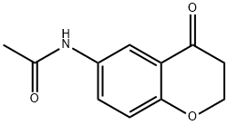 6-ACETAMIDOCHROMAN-4-ONE 化学構造式
