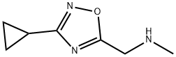 N-[(3-cyclopropyl-1,2,4-oxadiazol-5-yl)methyl]-N-methylamine Structure
