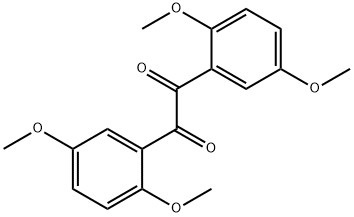 1,2-bis(2,5-dimethoxyphenyl)ethane-1,2-dione Structure