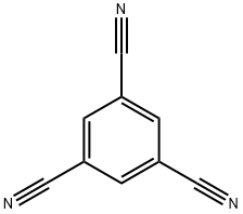 ベンゼン-1,3,5-トリカルボニトリル 化学構造式